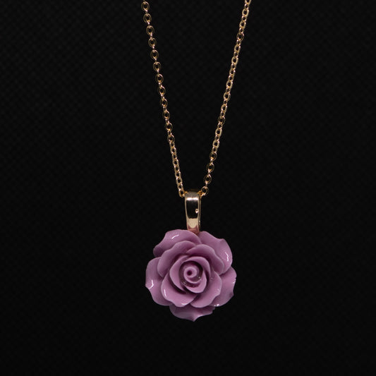 Flower Coral Colored Pendant