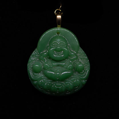 Green Jade Budha Pendant